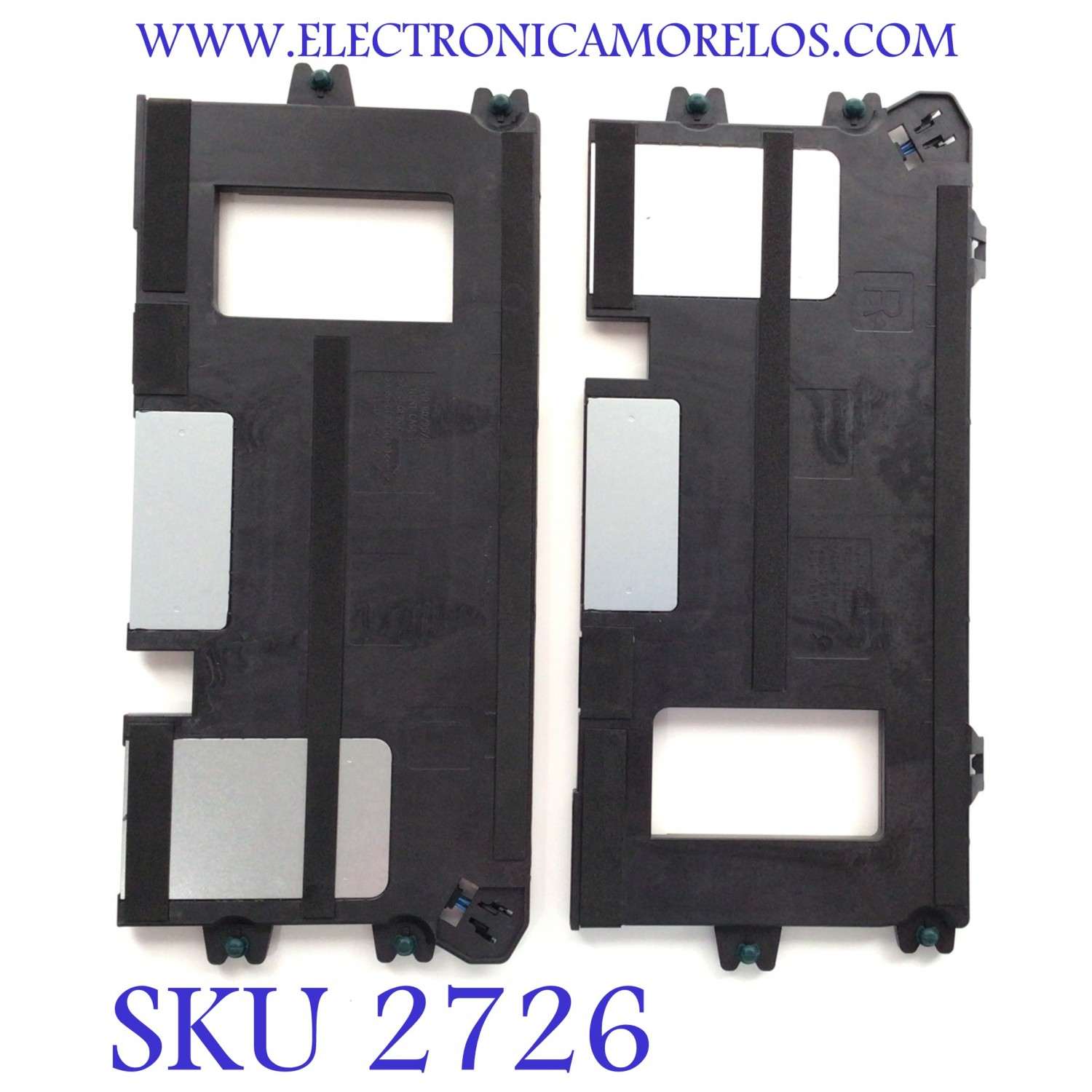 KIT DE BOCINAS (2 PIEZAS) PARA TV LG NANOCELL / NUMERO DE PARTE EAB65818303 / EAB65818304 / EAB65818303 (L) / EAB65818304 (R) / GF20FR / PANEL NC860DQD-AALH1 / MODELO 86QNED80UQA / 86QNED80UQA.BUSYLKR